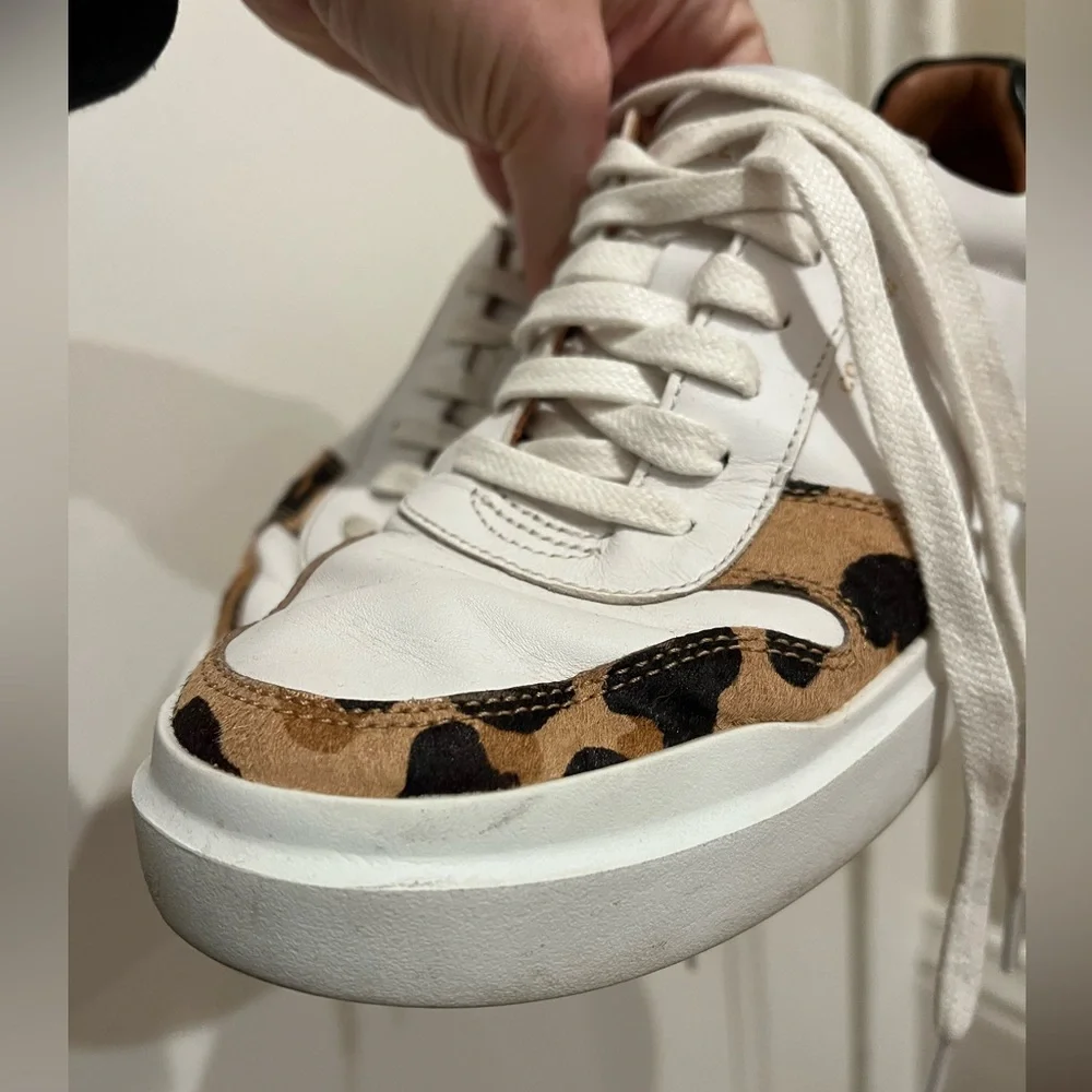 Cole Haan “Grand Pro Rally” leopard trim sneakers - Picture 2 of 9